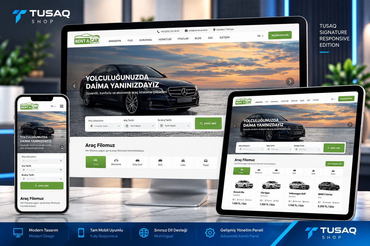 Rent A Car Web Package V5-161