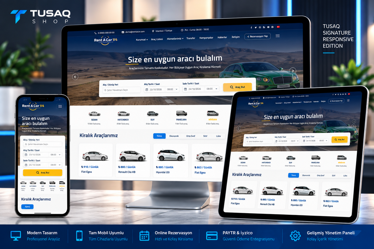 Rent A Car Web Package  V4-162