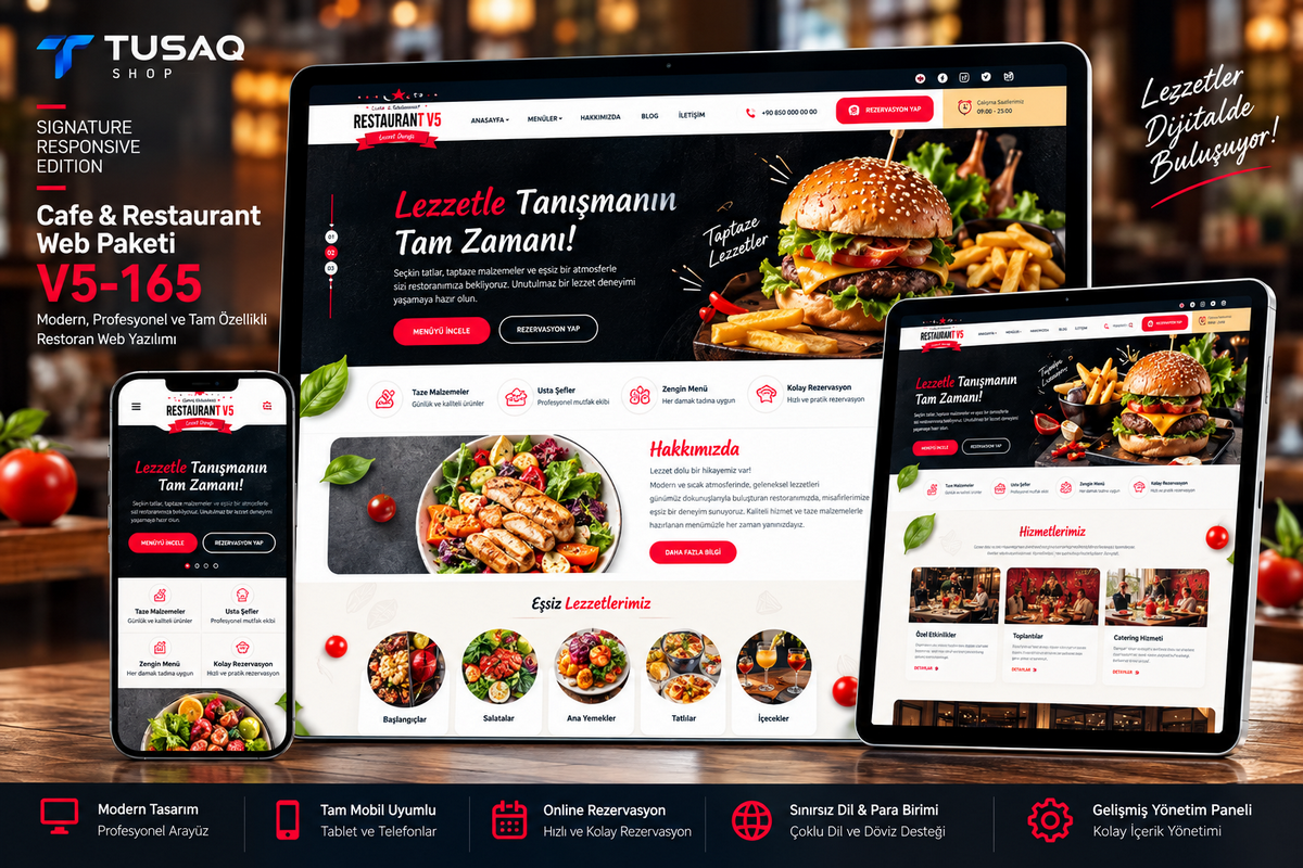Cafe & Restaurant Web package V5-165